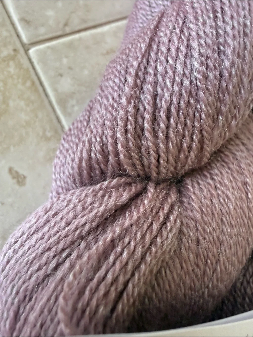 Knit Picks Gloss Lace Yarn - Velveteene (Mauve) - 2 Hanks